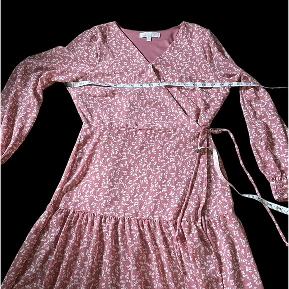 Lapis & Lillies Wrap Dress Size M - Picture 6 of 13